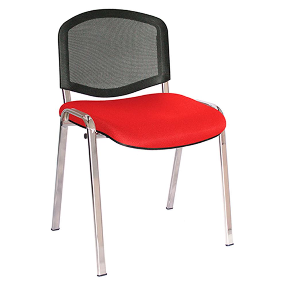 Offiho Silla Ellitico Net Ohv-2400Cr Acero Tubular Ovalado para Conferencias - OFFIHO - NOGAL BEAT - Sillas