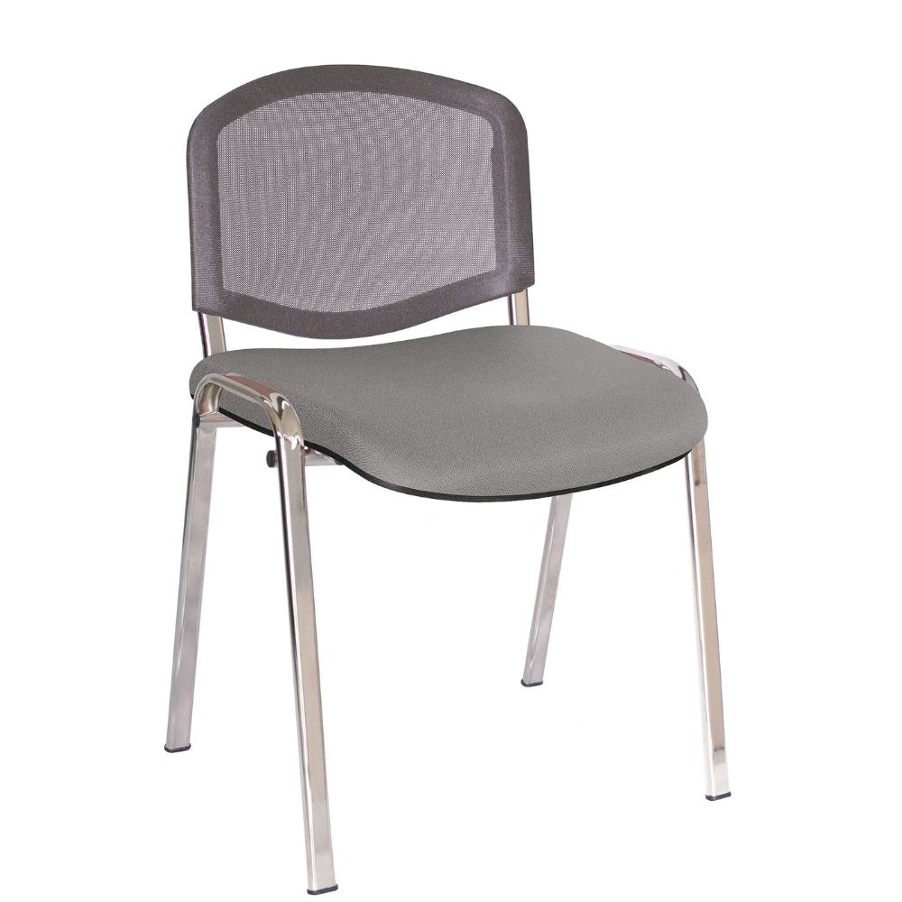 Offiho Silla Ellitico Net Ohv-2400Cr Acero Tubular Ovalado para Conferencias - OFFIHO - NOGAL BEAT - Sillas