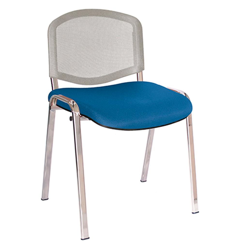 Offiho Silla Ellitico Net Ohv-2400Cr Acero Tubular Ovalado para Conferencias - OFFIHO - NOGAL BEAT - Sillas