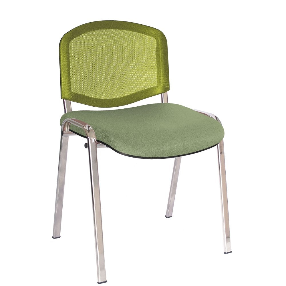 Offiho Silla Ellitico Net Ohv-2400Cr Acero Tubular Ovalado para Conferencias - OFFIHO - NOGAL BEAT - Sillas