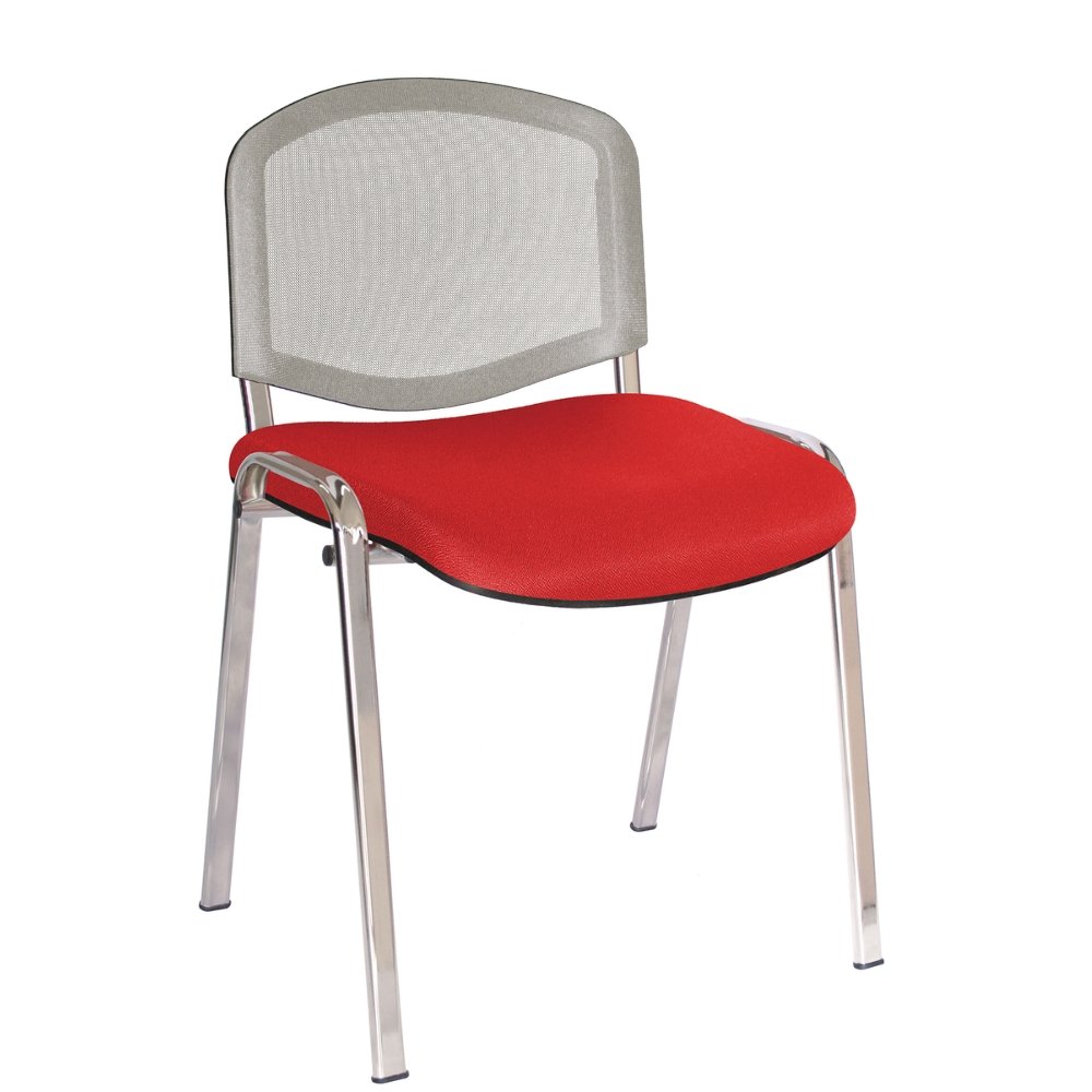 Offiho Silla Ellitico Net Ohv-2400Cr Acero Tubular Ovalado para Conferencias - OFFIHO - NOGAL BEAT - Sillas
