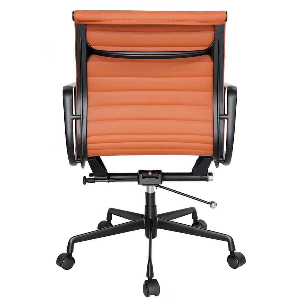 Offiho Silla Goetz Ohe-204 Oficina Tapiz Base Estrella Aluminio Fundido Uso Interior - OHE-204 - OFFIHO - NOGAL BEAT - Silla para oficina