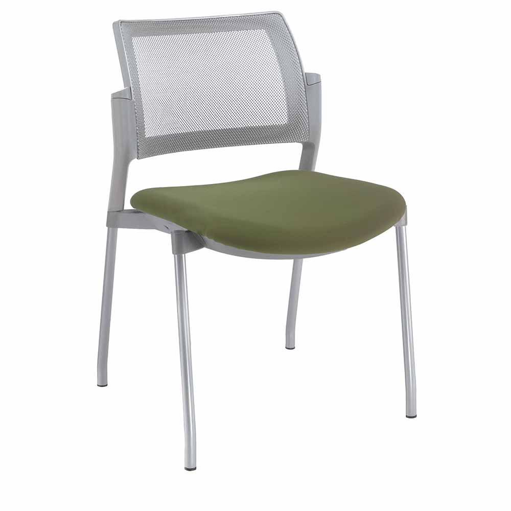 Offiho Silla Kyos Ohv-365 Visita Asiento Acojinado Respaldo En Malla Ergonomica - OHV-365 - OFFIHO - NOGAL BEAT - Sillas