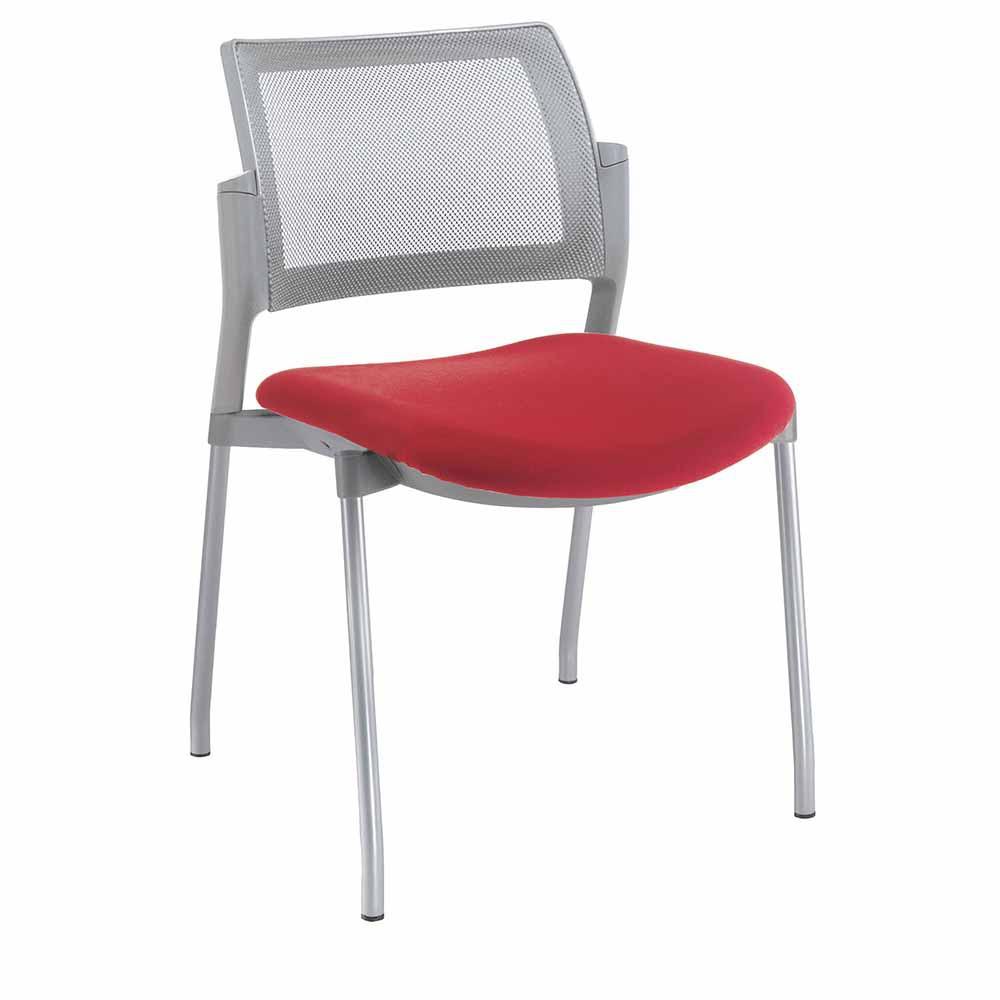 Offiho Silla Kyos Ohv-365 Visita Asiento Acojinado Respaldo En Malla Ergonomica - OHV-365 - OFFIHO - NOGAL BEAT - Sillas