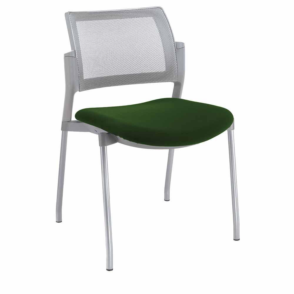 Offiho Silla Kyos Ohv-365 Visita Asiento Acojinado Respaldo En Malla Ergonomica - OHV-365 - OFFIHO - NOGAL BEAT - Sillas