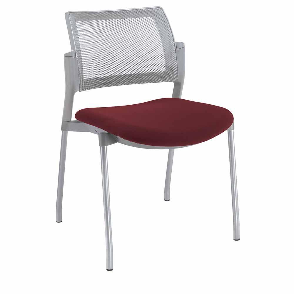 Offiho Silla Kyos Ohv-365 Visita Asiento Acojinado Respaldo En Malla Ergonomica - OHV-365 - OFFIHO - NOGAL BEAT - Sillas