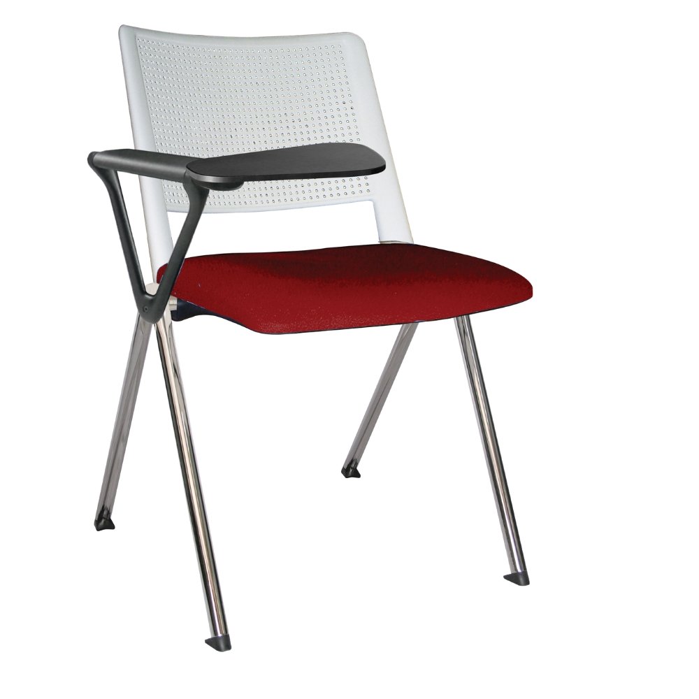 Offiho Silla Pupitre Revolution Ohp-87Cr Escolar Paleta Lateral 86Al Negro Asiento Y Respaldo En Una Pieza En Polipropileno De Alta Resistencia Tapizada - OHP-87CR - OFFIHO - NOGAL BEAT - Sillas