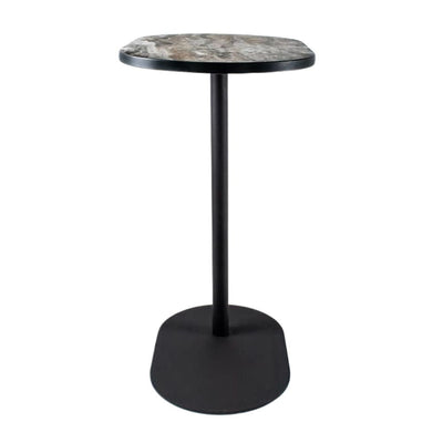 REQUIEZ ROOT | Mesa Linea Confort | 66 cm | Base Ovalada | Varios Colores Básicos | Cubierta | Interior - 160-O5535 Resina Fenólica - Requiez - NOGAL BEAT -