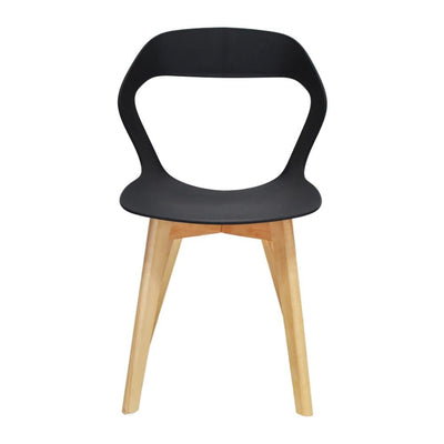 SILLA KINGSTRONG MOURA SILL0904144 | Silla Tipo Eames Cafetería Restaurante Hotel | Base 4 Puntas | Madera | Polipropileno | Interior - SILL0904144 - Mundo In - NOGAL BEAT - Sillas