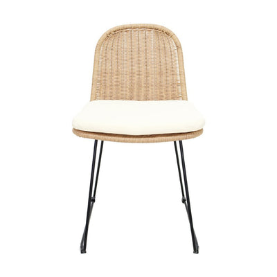 SILLA KINGSTRONG SILLA DE EXTERIOR CAICOS | Silla para Terraza Jardín | Rattan Sintético | 4 Puntas | Exterior - SILL0904155 - Mundo In - NOGAL BEAT - Sillas