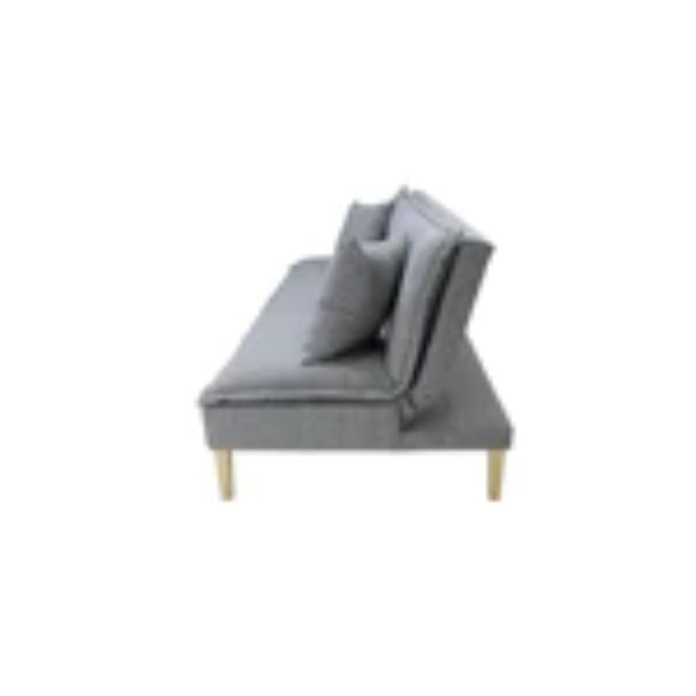 SOFA CAMA NOGAL BEAT CONFI | Sofá Cama Diseño Moderno Hotel | 2 Cojines | Tapizado | Interior - RECA0114103 - Mundo In - NOGAL BEAT - Sofá