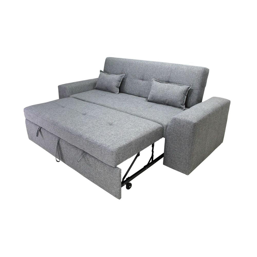 SOFA CAMA NOGAL KINGSTRONG SALA0324345 | Sofá Cama Hotel | 2 Cojines | Tapizado | Interior - SALA0324345 - Mundo In - NOGAL BEAT - Sofá