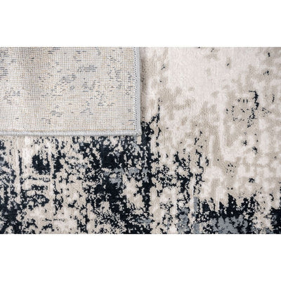 TAPETE LAVIN BELMA U6025 | Tapete Decorativo para Recepción Hotel Hogar Departamento Sala | PLATA NEGRO | Varias Medidas | Rectangular | Interior - U6025-60 x 90 - LAVIN - NOGAL BEAT - Tapetes