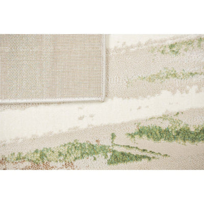 TAPETE LAVIN DENIZ U7013 | Tapete Decorativo para Recepción Hotel Hogar Departamento Sala | CREMA VERDE | Varias Medidas | Rectangular | Interior - U7013-60 x 90 - LAVIN - NOGAL BEAT - Tapetes