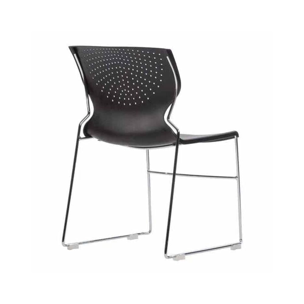 Techno Silla Link Visita Polipropileno Base Trineo Cromado Cold Roll - LINK - Techno - NOGAL BEAT - Sillas