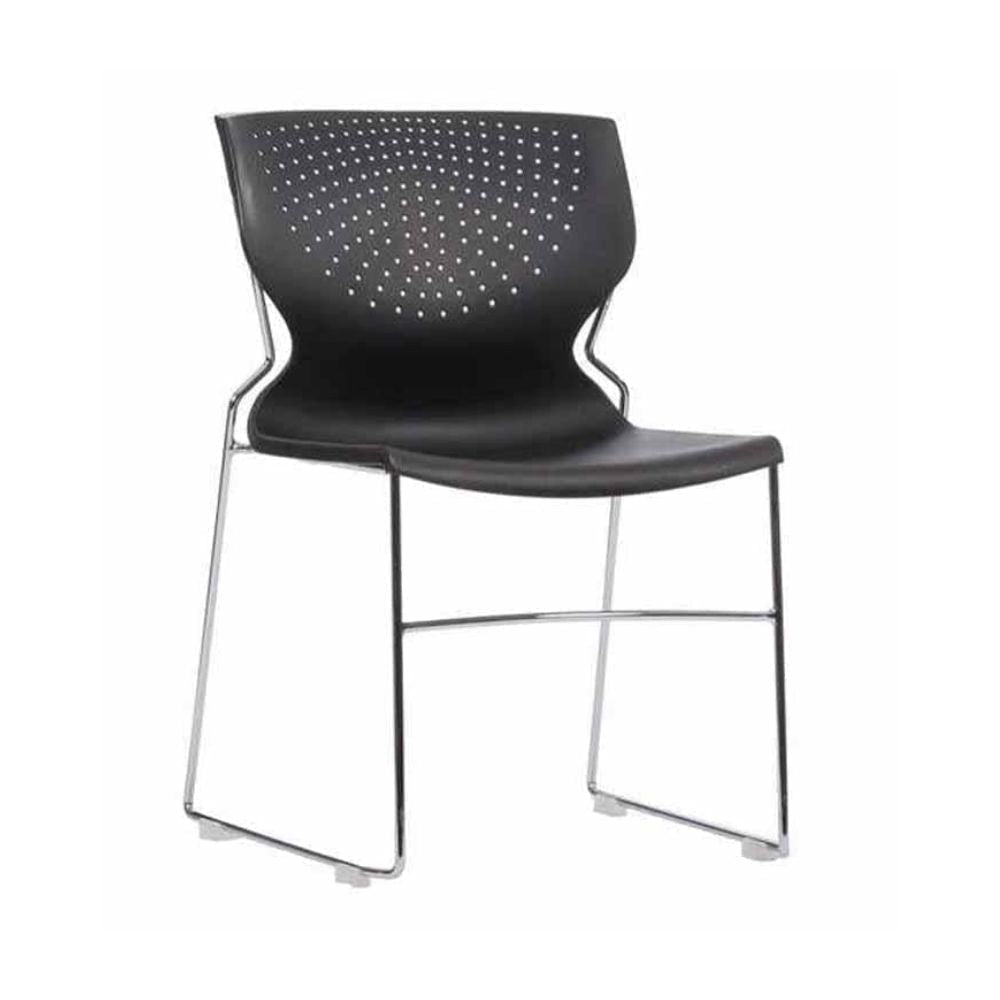 Techno Silla Link Visita Polipropileno Base Trineo Cromado Cold Roll - LINK - Techno - NOGAL BEAT - Sillas