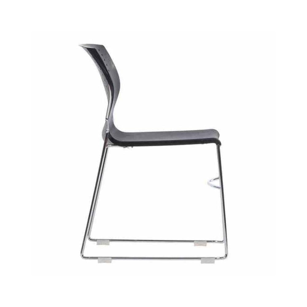 Techno Silla Link Visita Polipropileno Base Trineo Cromado Cold Roll - LINK - Techno - NOGAL BEAT - Sillas