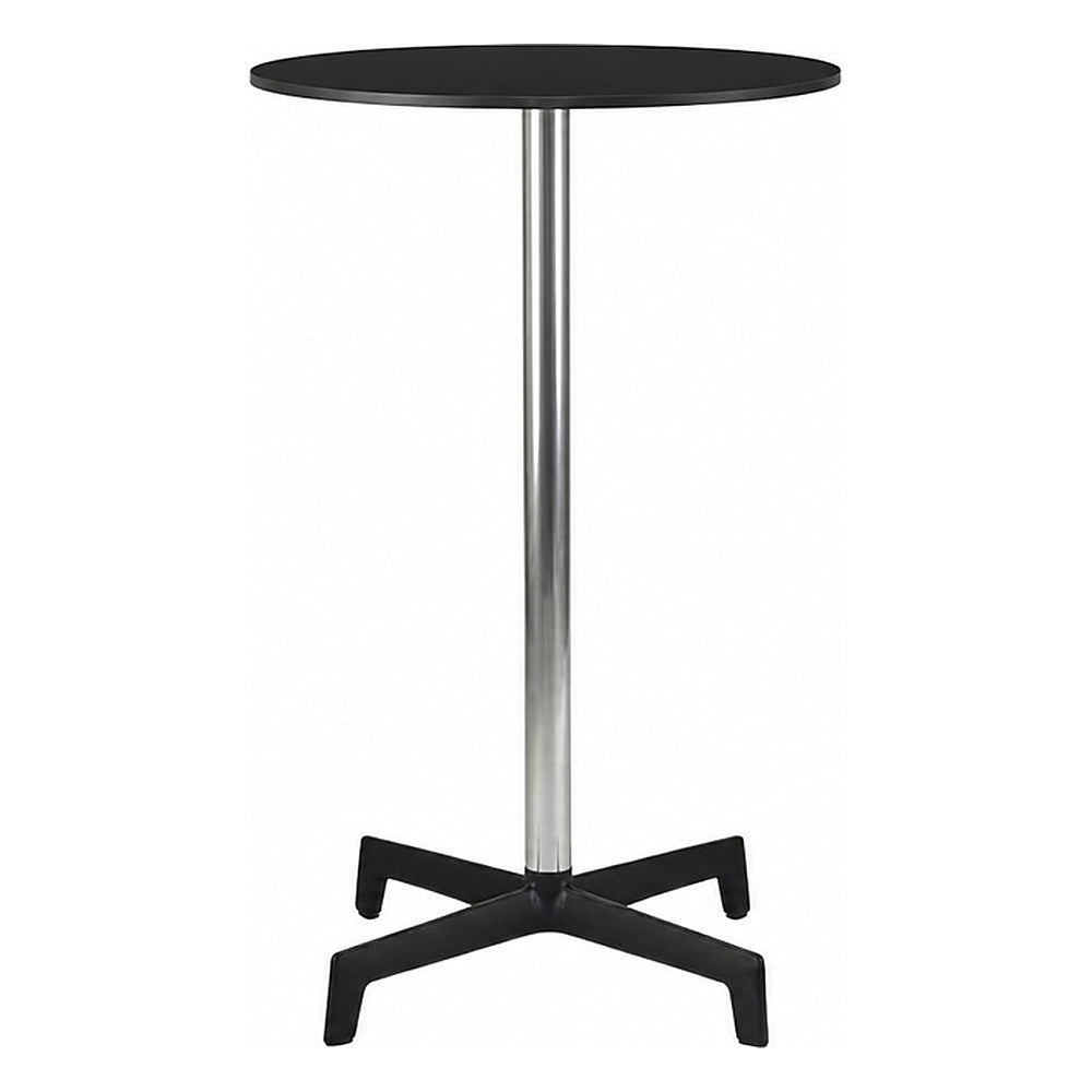 Base Comercial para Mesa Periquera Circular - RESOL SPUTNIK HIGH 60 DIA - Varios Colores - Contrapeso Hierro con Tubo Aluminio y Protección UV