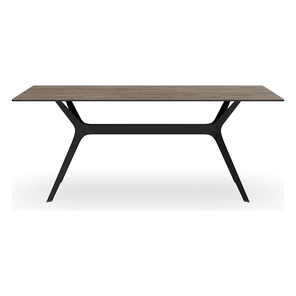 Base y Cubierta Comercial al Aire Libre Rectangular - RESOL VELA L 180 X 90 HPL - Varios Colores - Tecnología Asistida Gas con Protección UV y Enlazadas