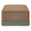 Ottoman Comercial para Terraza con Cojín Tapizado - RESOL BRISA OTTOMAN - Varios Colores - Base MDPE