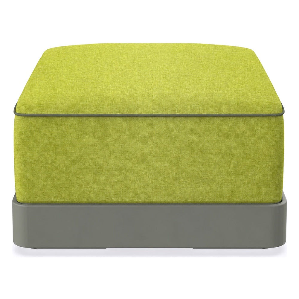 Ottoman Comercial para Terraza con Cojín Tapizado - RESOL BRISA OTTOMAN - Varios Colores - Base MDPE