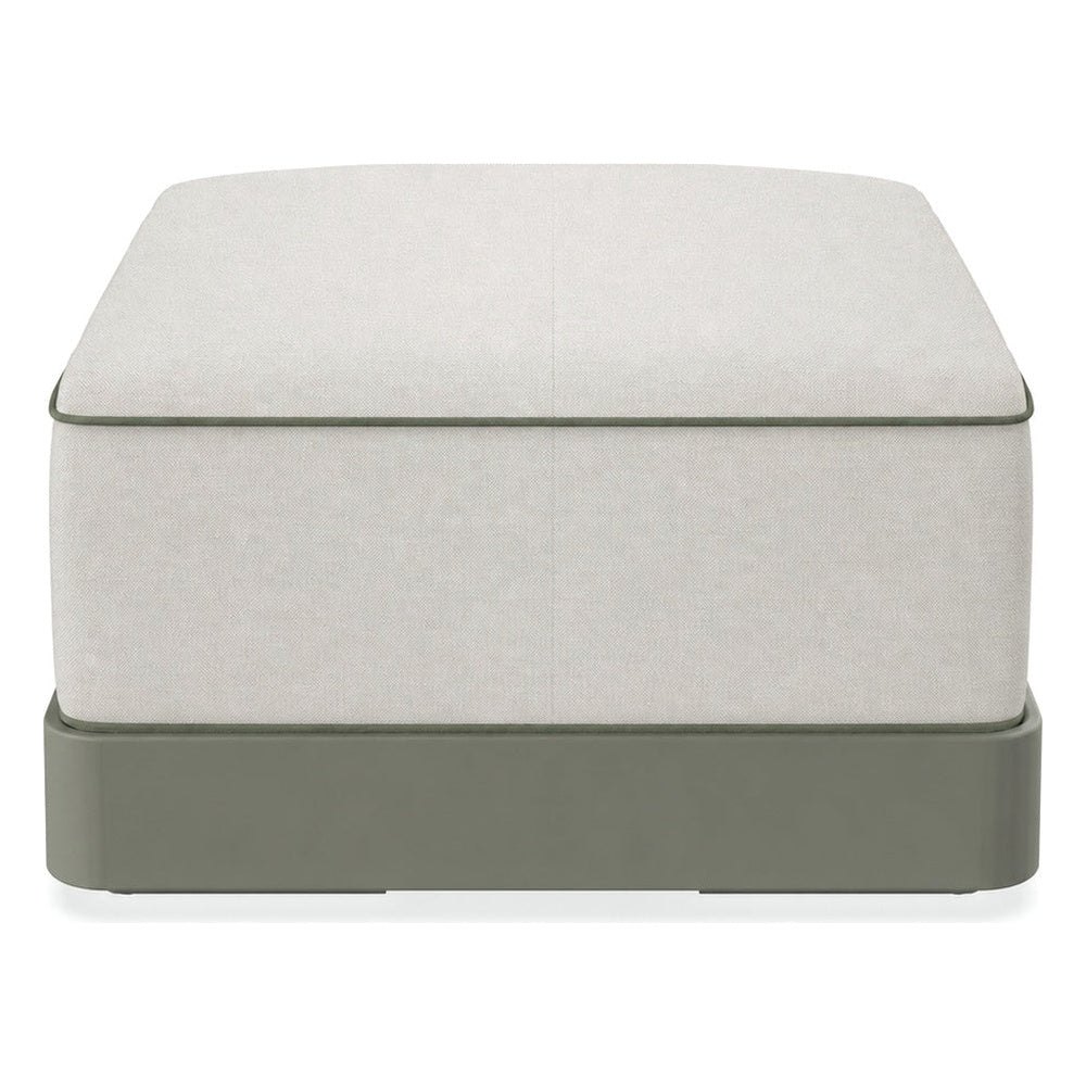 Ottoman Comercial para Terraza con Cojín Tapizado - RESOL BRISA OTTOMAN - Varios Colores - Base MDPE