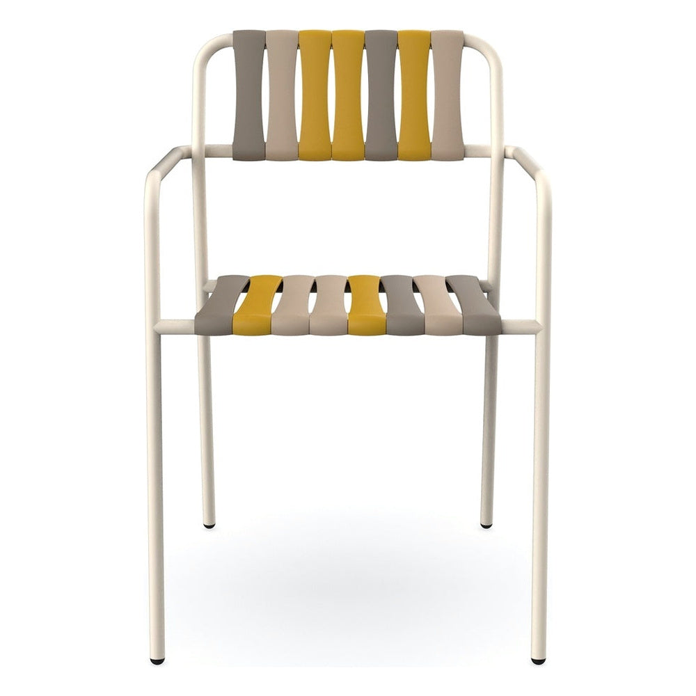 Silla Comercial para Terraza Protección UV - RESOL GELATO - Varios Colores - Estructura de Acero, Polipropileno Reciclado y Fibra de Vidrio