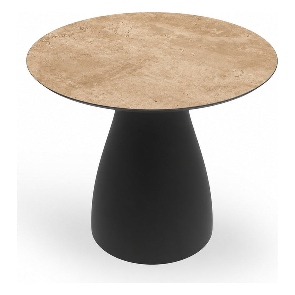 Mesa Auxiliar Comercial para Terraza - RESOL BAOBAB S - Varios Colores - Compacto Fenólico y Base MDPE