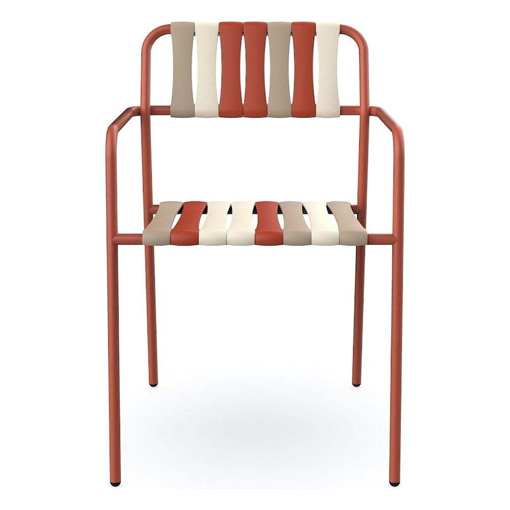 Silla Comercial para Terraza Protección UV - RESOL GELATO - Varios Colores - Estructura de Acero, Polipropileno Reciclado y Fibra de Vidrio