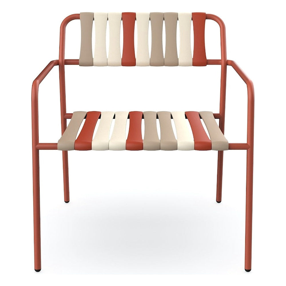 Sillón Comercial para Terraza Protección UV - RESOL GELATO - Varios Colores - Estructura de Acero, Polipropileno Reciclado y Fibra de Vidrio