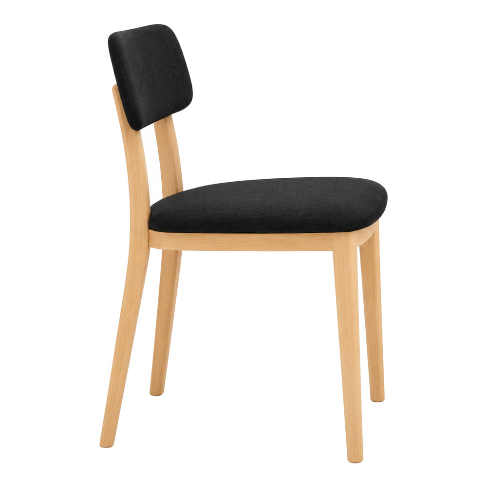 Silla Comercial para Bistró - INFINITI PORTA VENEZIA - Varios Colores - Asiento y Respaldo en Polipropileno Base de Madera