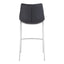 Banco Alto para Bistró - ZUO MAGNUS 53x55 101276 - Varios Colores - Asiento y Respaldo Tapizados en Piel Sintética