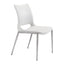 Silla Comercial para Cafetería - ZUO ACE 54x56 101279 - Varios Colores - Asiento y Respaldo Tapizados en Piel Sintética