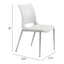 Silla Comercial para Cafetería - ZUO ACE 54x56 101279 - Varios Colores - Asiento y Respaldo Tapizados en Piel Sintética