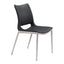 Silla Comercial para Cafetería - ZUO ACE 54x56 101280 - Varios Colores - Asiento y Respaldo Tapizados en Piel Sintética