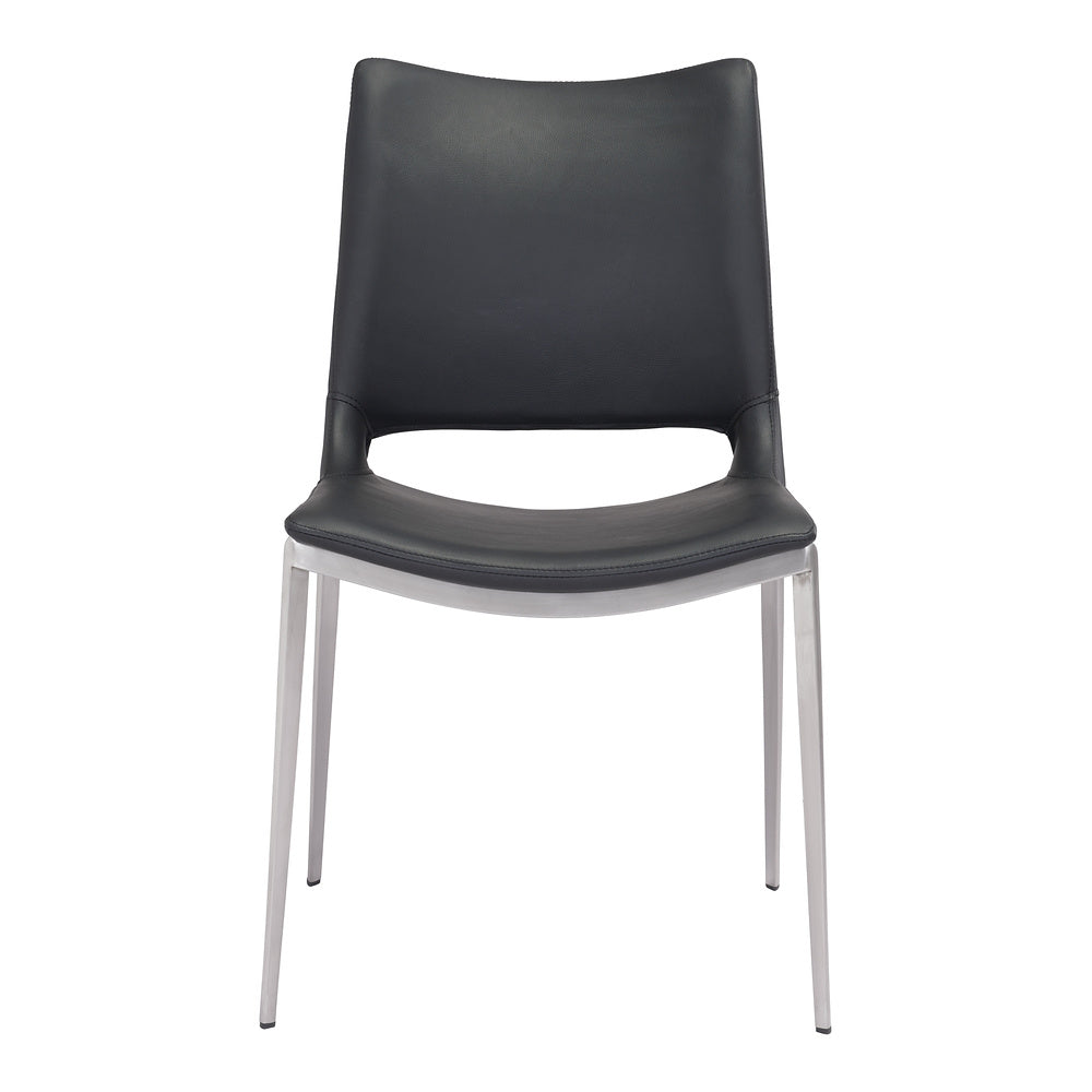 Silla Comercial para Cafetería - ZUO ACE 54x56 101280 - Varios Colores - Asiento y Respaldo Tapizados en Piel Sintética