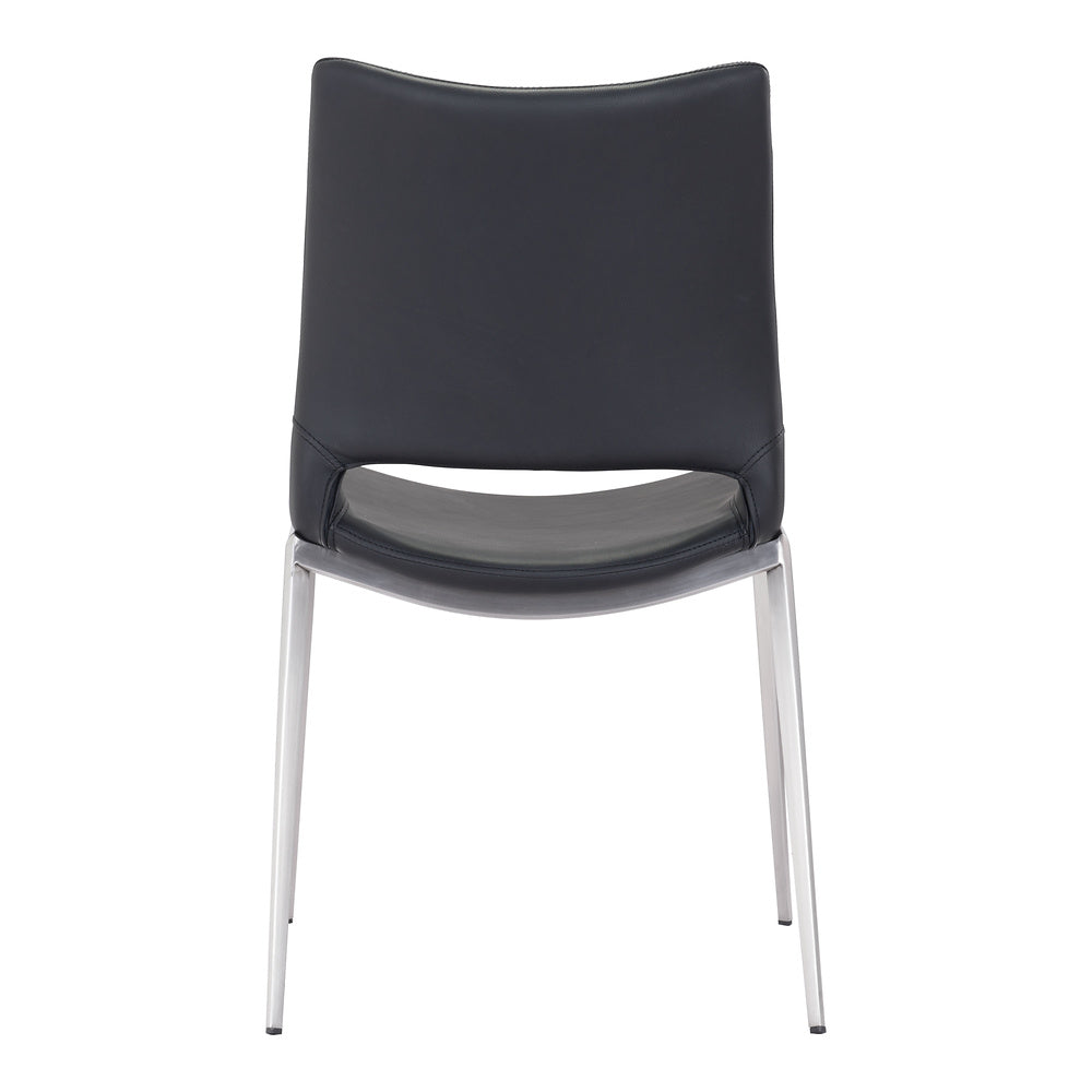 Silla Comercial para Cafetería - ZUO ACE 54x56 101280 - Varios Colores - Asiento y Respaldo Tapizados en Piel Sintética