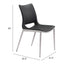 Silla Comercial para Cafetería - ZUO ACE 54x56 101280 - Varios Colores - Asiento y Respaldo Tapizados en Piel Sintética