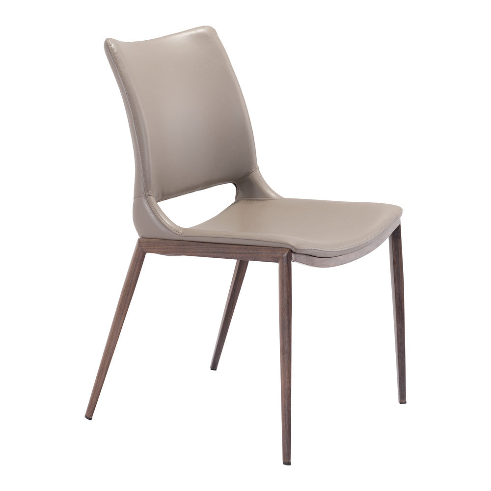 Silla Comercial para Cafetería - ZUO ACE 54x56 101282 - Varios Colores - Asiento y Respaldo Tapizados en Piel Sintética