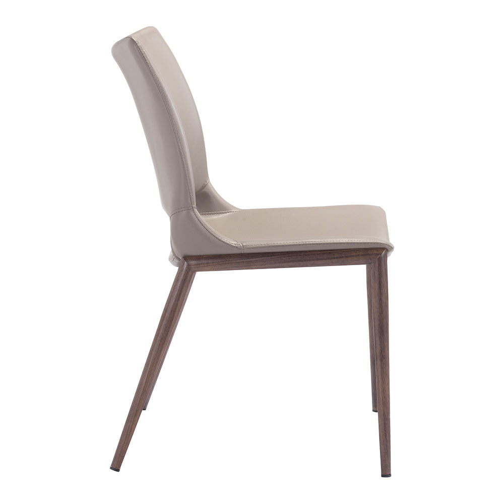 Silla Comercial para Cafetería - ZUO ACE 54x56 101282 - Varios Colores - Asiento y Respaldo Tapizados en Piel Sintética