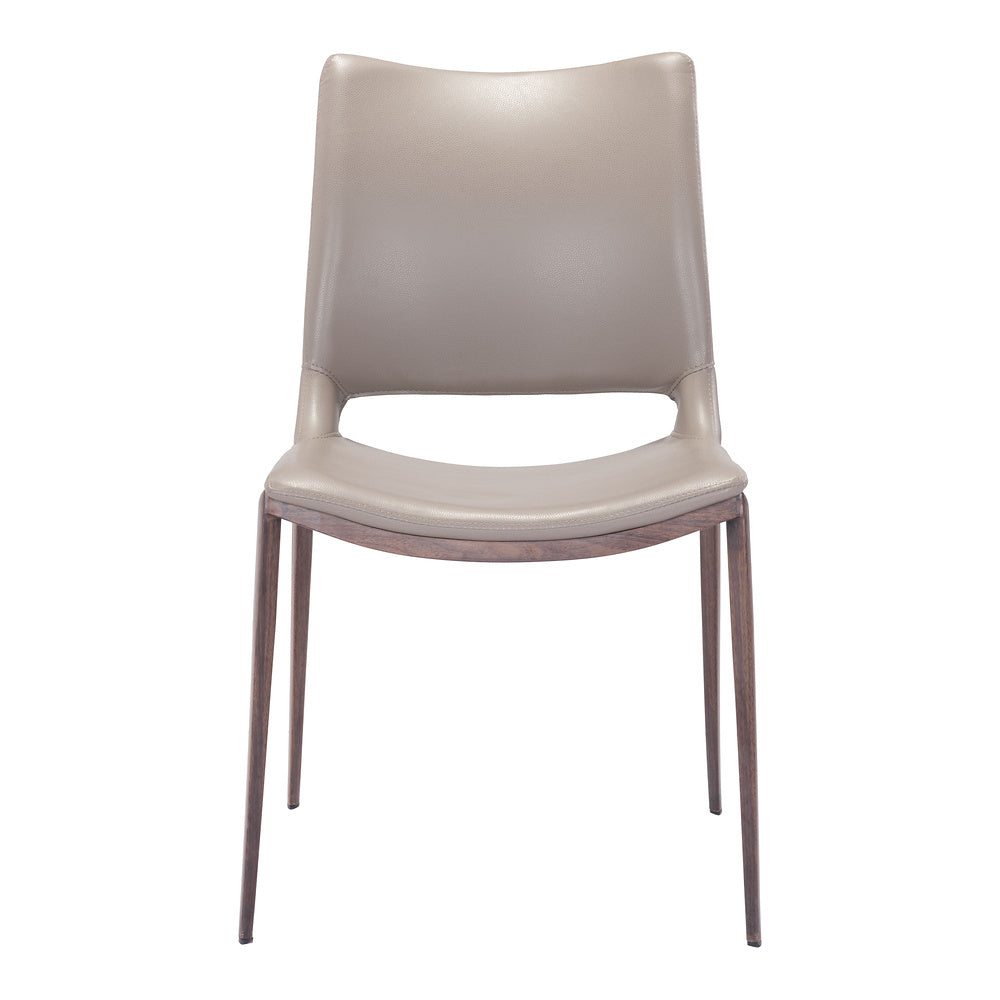 Silla Comercial para Cafetería - ZUO ACE 54x56 101282 - Varios Colores - Asiento y Respaldo Tapizados en Piel Sintética