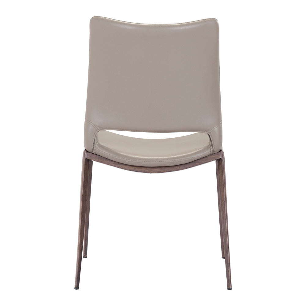 Silla Comercial para Cafetería - ZUO ACE 54x56 101282 - Varios Colores - Asiento y Respaldo Tapizados en Piel Sintética