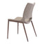 Silla Comercial para Cafetería - ZUO ACE 54x56 101282 - Varios Colores - Asiento y Respaldo Tapizados en Piel Sintética