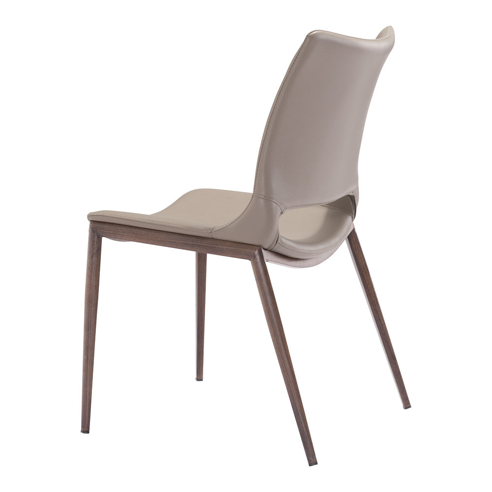 Silla Comercial para Cafetería - ZUO ACE 54x56 101282 - Varios Colores - Asiento y Respaldo Tapizados en Piel Sintética