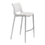 Banco Alto para Restaurante - ZUO ACE 53x55 101283 - Varios Colores - Asiento y Respaldo Tapizados en Piel Sintética