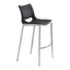 Banco Alto para Restaurante - ZUO ACE 53x55 101284 - Varios Colores - Asiento y Respaldo Tapizados en Piel Sintética