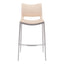 Banco Alto para Restaurante - ZUO ACE 53x55 101285 - Varios Colores - Asiento y Respaldo Tapizados en Piel Sintética
