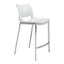 Banco Mostrador para Cafetería - ZUO ACE 51x57 101390 - Varios Colores - Asiento y Respaldo Tapizados en Piel Sintética