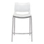 Banco Mostrador para Cafetería - ZUO ACE 51x57 101390 - Varios Colores - Asiento y Respaldo Tapizados en Piel Sintética