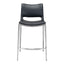Banco Mostrador para Cafetería - ZUO ACE 51x57 101391 - Varios Colores - Asiento y Respaldo Tapizados en Piel Sintética